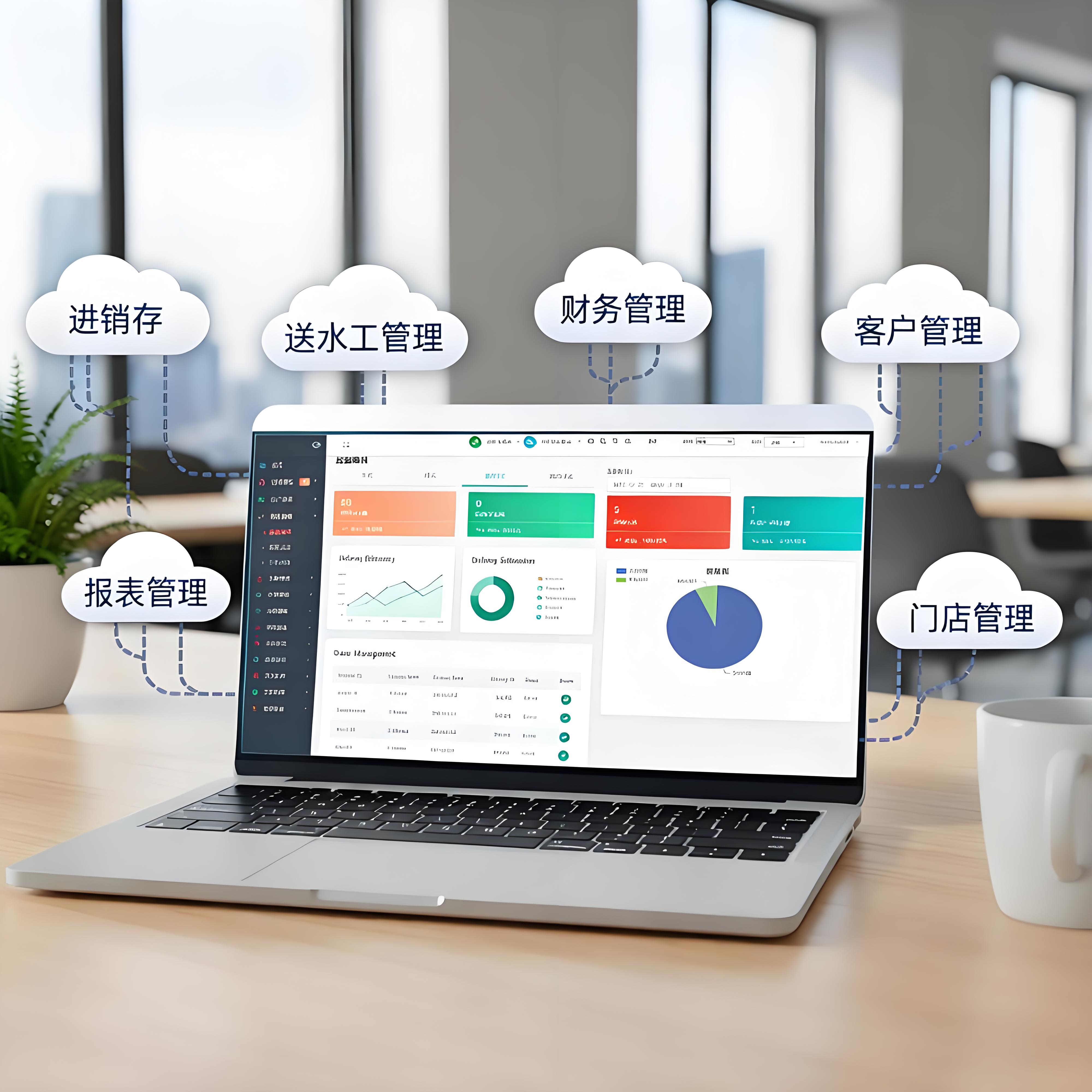 e点送水软件界面